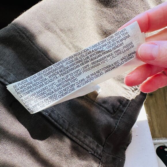 Zara Army Green Grafitti New York Jungle Oversize Zip Utility Jacket 100% Cotton - Picture 14 of 16